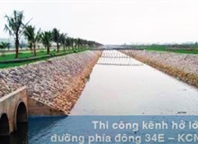Thi công kênh hở lớn KCN Đình Vũ