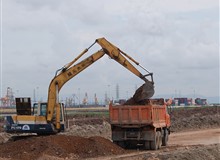 Chuẩn bị, san lấp mặt bằng