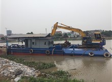 Nạo vét duy tu cầu cảng A, cầu cảng B, vũng quay tàu khu Hóa dầu